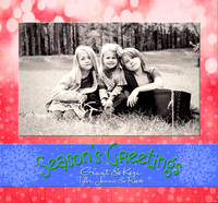 5x5 HolidayBackground color does have some limitations with this style.